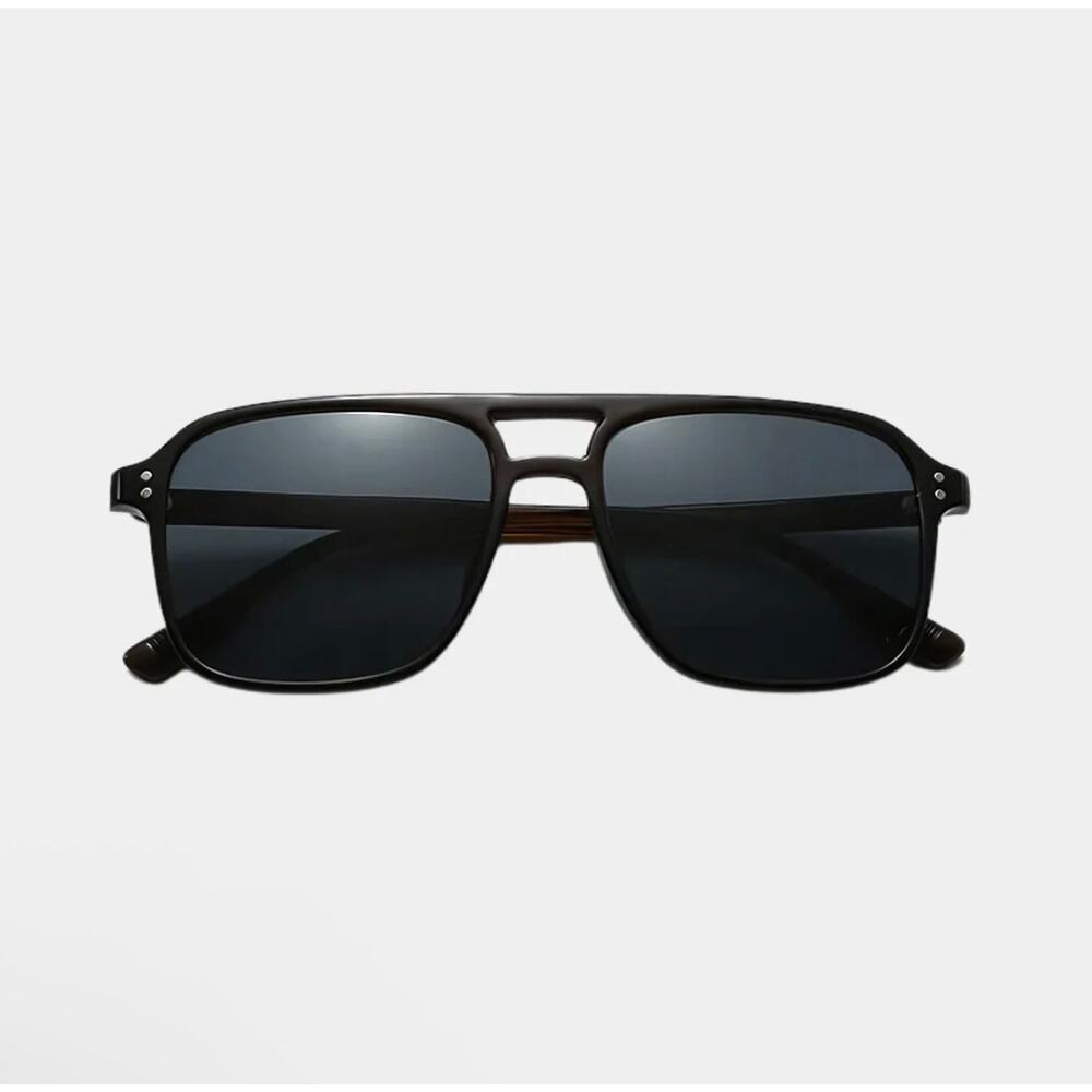NEW VZN Frames St Barts | Hogany Square Aviator Sunglasses - Picture 3 of 9